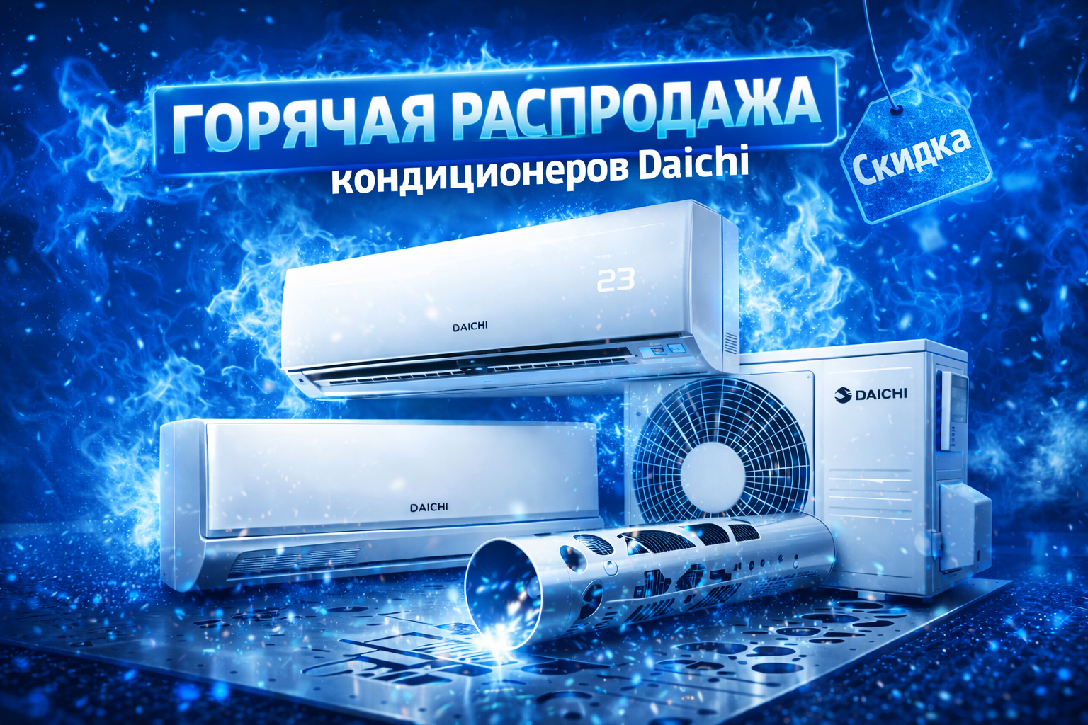 ГОРЯЧАЯ РАСПРОДАЖА кондиционеров Daichi!